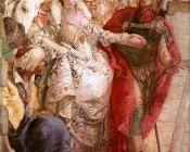 乔瓦尼 巴蒂斯塔 提埃波罗 : The Meeting of Anthony and Cleopatra, detail,